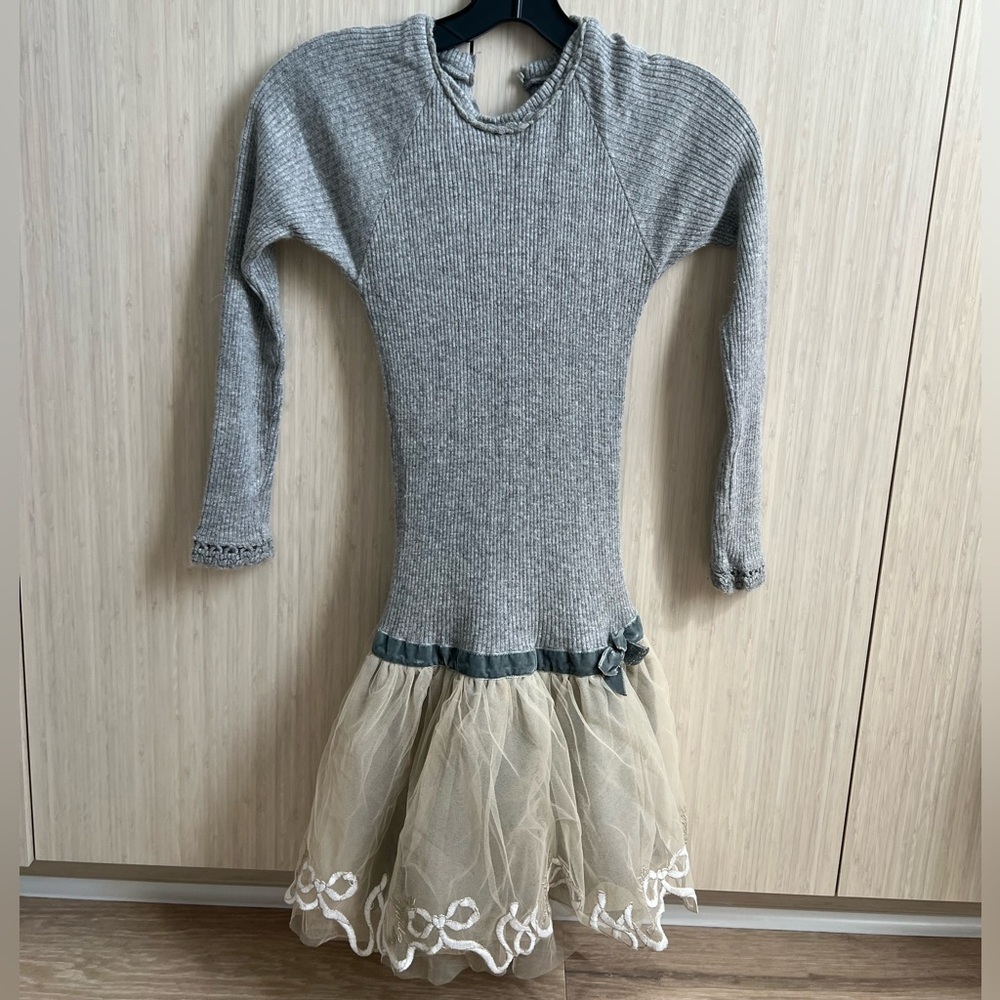 MonnaLisa girls size 10 wool dress